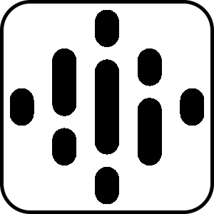 Google Icon consisting of dots and bars.